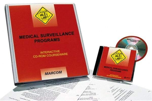 Marcom - Medical Surveillance Programs, Multimedia Training Kit - 45 min Run Time CD-ROM, English & Spanish - Strong Tooling