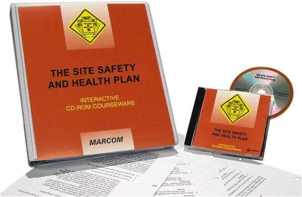 Marcom - The Site Safety & Health Plan, Multimedia Training Kit - 45 min Run Time CD-ROM, English & Spanish - Strong Tooling