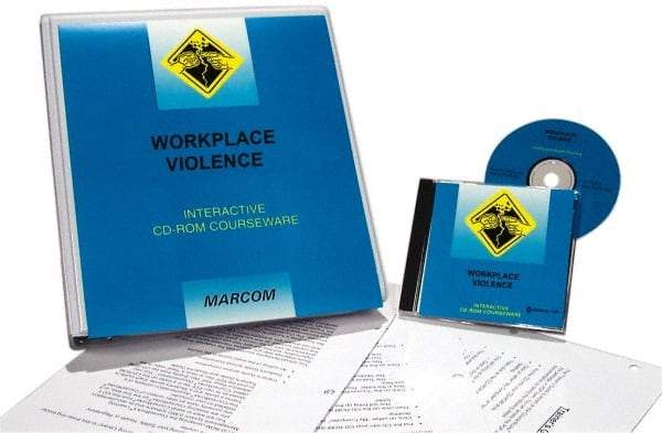 Marcom - Preventing Workplace Violence, Multimedia Training Kit - 45 min Run Time CD-ROM, English & Spanish - Strong Tooling