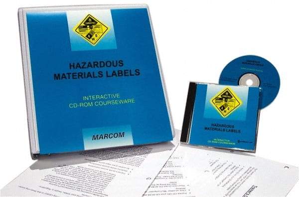 Marcom - Hazardous Materials Labels, Multimedia Training Kit - 45 min Run Time CD-ROM, English & Spanish - Strong Tooling