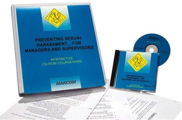 Marcom - Preventing Sexual Harassment for Managers & Supervisors, Multimedia Training Kit - 45 min Run Time CD-ROM, English & Spanish - Strong Tooling