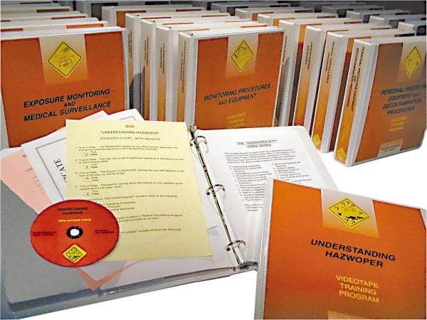 Marcom - All HAZWOPER Series Courses, Multimedia Training Kit - 45 min Run Time CD-ROM, 23 Courses, English & Spanish - Strong Tooling