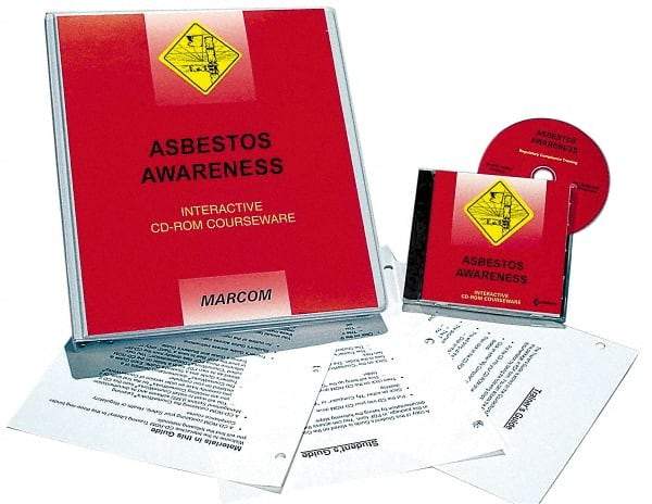 Marcom - Asbestos Awareness, Multimedia Training Kit - 45 min Run Time CD-ROM, English & Spanish - Strong Tooling