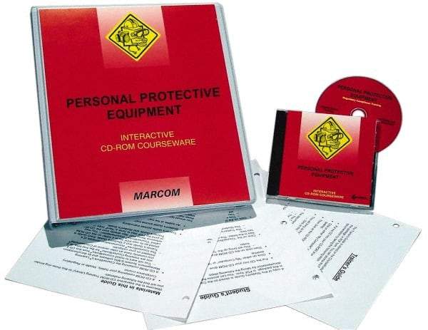 Marcom - Personal Protective Equipment, Multimedia Training Kit - 45 min Run Time CD-ROM, English & Spanish - Strong Tooling