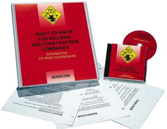 Marcom - Right to Know, Multimedia Training Kit - 45 min Run Time CD-ROM, English & Spanish - Strong Tooling