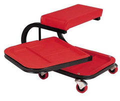 Whiteside - 240 Lb Capacity, 4 Wheel Creeper Seat with Swivel Tray - Steel, 19" Long x 15-1/4" High x 14" Wide - Strong Tooling