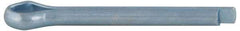 Value Collection - 3/32" Diam x 1-1/2" Long Extended Prong Cotter Pin - Grade 2, Zinc-Plated, Steel - Strong Tooling