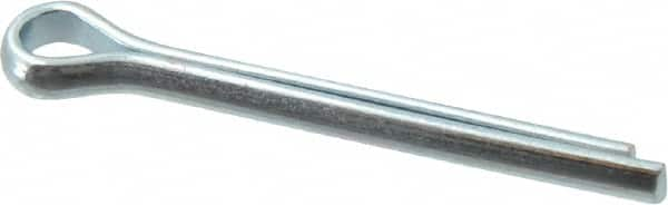 Value Collection - 5/32" Diam x 1-1/2" Long Extended Prong Cotter Pin - Grade 2, Zinc-Plated, Steel - Strong Tooling