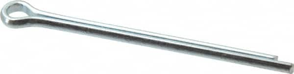 Value Collection - 5/32" Diam x 2-1/2" Long Extended Prong Cotter Pin - Grade 2, Zinc-Plated, Steel - Strong Tooling