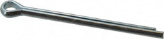 Value Collection - 3/16" Diam x 2-1/2" Long Extended Prong Cotter Pin - Grade 2, Zinc-Plated, Steel - Strong Tooling