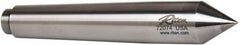 Riten - 7/8" Head Diam, Carbide-Tipped Steel Standard Point Half Dead Center - Jarno 7 Taper, 7/8" Point Diam, 1-3/16" Point Length, 5-1/4" OAL - Strong Tooling