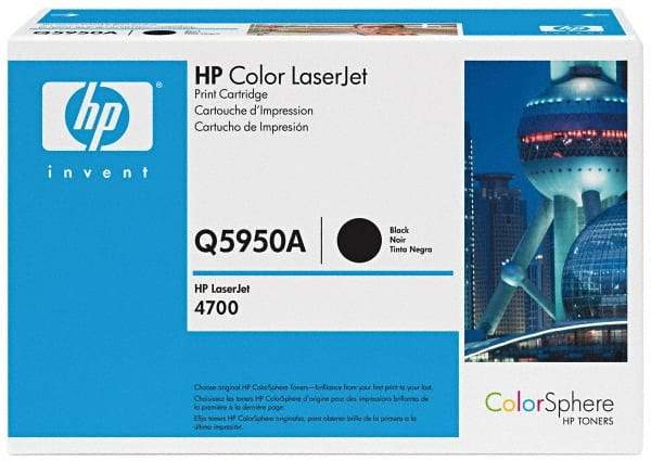 Hewlett-Packard - Black Toner Cartridge - Use with Multifunction Laser Printer HP Color LaserJet 4700, 4700n, 4700dn, 4700dtn, 4700ph+. - Strong Tooling