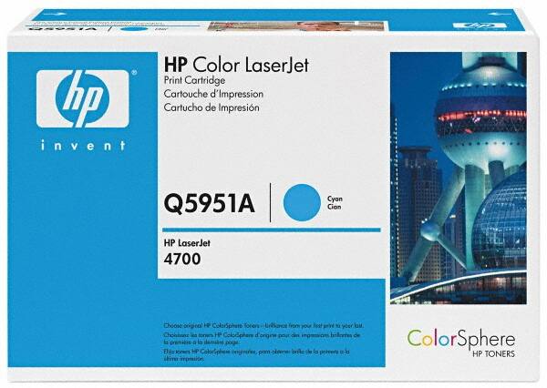 Hewlett-Packard - Cyan Toner Cartridge - Use with HP Color LaserJet 4700, 4700n, 4700dn, 4700dtn, 4700ph+. - Strong Tooling