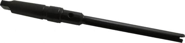 Allied Machine and Engineering - Series 1, 45/64 to 15/16" Diam, 4MT Taper Shank, Straight Flute Spade Drill - 6-3/4" Max Depth, 9-43/64" Body Length, 14-5/32" OAL, Standard Length, Through Coolant - Strong Tooling