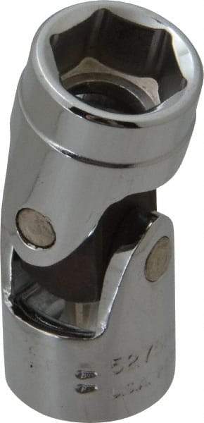 Proto - 1/2", 3/8" Drive, Standard Hand Socket - 6 Points, 1-3/4" OAL, Alloy Steel, Chrome Finish - Strong Tooling