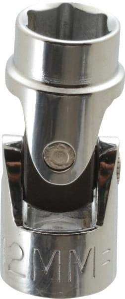 Proto - 3/8" Drive, Standard Hand Socket - 6 Points, 1-3/4" OAL, Alloy Steel, Chrome Finish - Strong Tooling