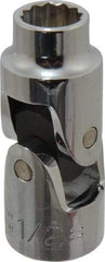 Proto - 1/2", 1/2" Drive, Standard Hand Socket - 12 Points, 2-13/32" OAL, Alloy Steel, Chrome Finish - Strong Tooling