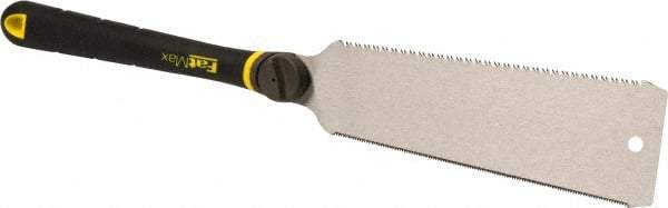 Stanley - 10" Steel Blade Double Edge Pull Saw - ErgonomicGlass-Filled Nylon, ABS, TPE Handle with Cushion Grip, 23-1/2" OAL - Strong Tooling