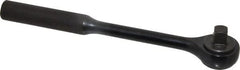 Proto - 3/8" Drive Round Head Standard Ratchet - Black Oxide Finish, 7-3/8" OAL, 72 Gear Teeth, Standard Head - Strong Tooling