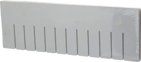 Quantum Storage - 17.4" Wide x 6" High, Gray Bin Divider - Use with DG93060 - Strong Tooling