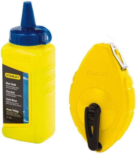 Stanley - 100' Long Reel & Chalk Set - Blue - Strong Tooling