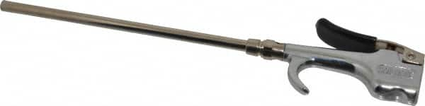 Coilhose Pneumatics - Safety Extension Tube Thumb Lever Blow Gun - 1/4 NPT, 8" Tube Length - Strong Tooling