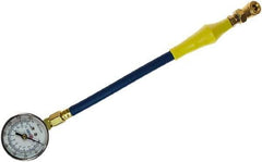 Coilhose Pneumatics - 0 to 60 psi Dial Ball Tire Pressure Gauge - 7' Hose Length - Strong Tooling