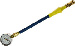 Coilhose Pneumatics - 0 to 160 psi Dial Ball Tire Pressure Gauge - 7' Hose Length - Strong Tooling