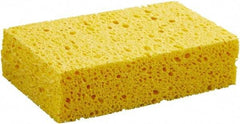 Boardwalk - 6" Long x 3-5/8" Wide x 1" Thick Cleansing Pad - Non-Abrasive, Yellow - Strong Tooling