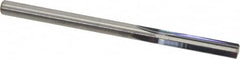 Hertel - 4.5mm Solid Carbide 4 Flute Chucking Reamer - Straight Flute, Straight Shank, 7/8" Flute Length, 2-3/4" OAL - Strong Tooling