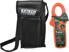 Extech - EX810, CAT III, Digital Average Responding Auto Ranging Clamp Meter with 1.7" Clamp On Jaws - 600 VAC/VDC, 1000 AC Amps, Measures Current, Temperature - Strong Tooling