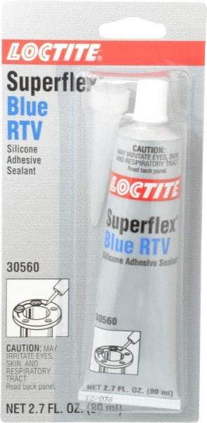 Loctite - 80 mL Tube Blue RTV Silicone Joint Sealant - 30 min Tack Free Dry Time, 24 hr Full Cure Time, Series 270 - Strong Tooling