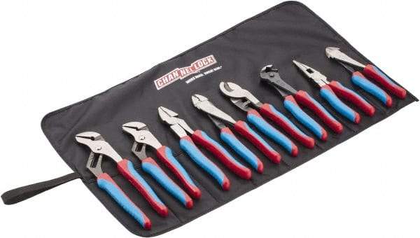 Channellock - 8 Piece Plier Set - Comes in Tool Roll - Strong Tooling