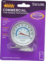 Taylor - Cooking & Refrigeration Thermometers Type: Refrigeration Thermometer Maximum Temperature (F): 80 - Strong Tooling