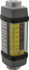 Hedland - 1/2" NPTF Port Oil & Petroleum-Based Liquid Flowmeter - 3000 Max psi, 0.5 to 5 GPM, Anodized Aluminum - Strong Tooling