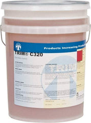 Master Fluid Solutions - Trim C320, 5 Gal Pail Cutting & Grinding Fluid - Synthetic, For Drilling, Form-Grinding, Reaming, Tapping - Strong Tooling