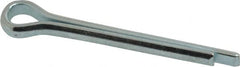 Value Collection - 1/4" Diam x 2" Long Extended Prong Cotter Pin - Grade 2, Zinc-Plated, Steel - Strong Tooling