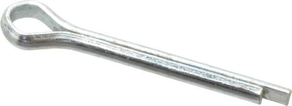 Value Collection - 3/32" Diam x 3/4" Long Extended Prong Cotter Pin - Grade 2, Zinc-Plated, Steel - Strong Tooling