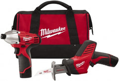 Milwaukee Tool - 12 Volt Cordless Tool Combination Kit - Strong Tooling