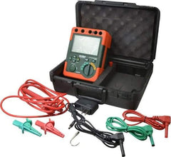 Extech - Digital LCD Display, 60,000 Megohm Electrical Insulation Resistance Tester & Megohmmeter - 5,000 VAC Max Test Voltage, Powered by 1.5V AA Battery - Strong Tooling