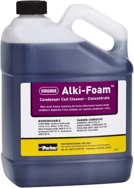 Parker - 5 Gal HVAC Coil Cleaner - For Cleaning Fin & Tube Surfaces of Outdoor A/C & Refrigeration Condensers Additional Information Outdoor Condenser Coil Cleaner - Strong Tooling