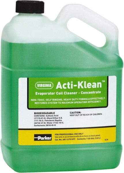 Parker - 1 Gal HVAC Coil Cleaner - For Evaporator Coils & Drain Pans - Strong Tooling