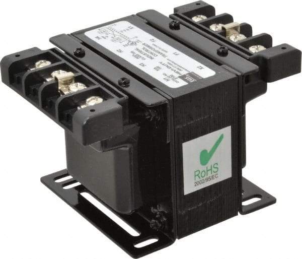 Sola/Hevi-Duty - 1 Phase, 0.1 kVA, Control Transformer - 2 Input, 1 Output Winding, 60, 50/60 at 220 V x 440 V, 50/60 at 230 V x 460 V Hz, 4.61 Inch Deep x 2.96 Inch High, 131°F Temp Rise - Strong Tooling