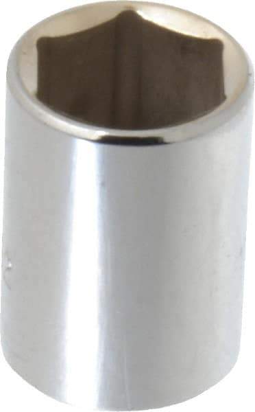 Proto - 25/32", 1/2" Drive, Standard Hand Socket - 6 Points, 1-1/2" OAL, Alloy Steel, Chrome Finish - Strong Tooling