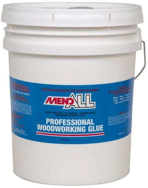 MendAll - 5 Gal Pail Yellow Wood Glue - Strong Tooling