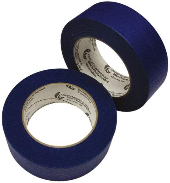 Ability One - 2" x 60 Yds Blue Duct Tape - 9 mil, Rubber Adhesive - Strong Tooling