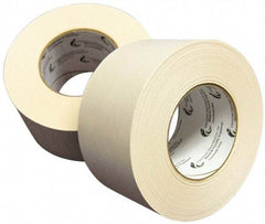 Ability One - 1/2" Wide x 60 Yd Long Tan Crepe Paper Masking Tape - Series 751 - Strong Tooling