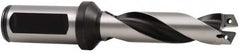 Allied Machine and Engineering - Series 2, 31/32 to 1-3/8" Diam, 1-1/4" Diam Straight Shank with Flange, Helical Flute Spade Drill - 11-3/8" Max Depth, 13-13/64" Body Length, 15-11/32" OAL, Extended Length, Through Coolant - Strong Tooling