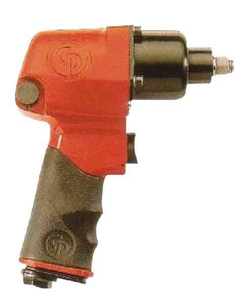 Chicago Pneumatic - 3/8" Drive, 6,800 RPM, 180 Ft/Lb Torque Impact Wrench - Pistol Grip Handle, 1,800 IPM, 14 CFM, 90 psi, 1/4" NPT Inlet - Strong Tooling