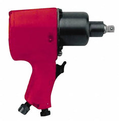 Chicago Pneumatic - 1/2" Drive, 8,900 RPM, 445 Ft/Lb Torque Impact Wrench - Pistol Grip Handle, 1,000 IPM, 14 CFM, 90 psi, 1/4" NPT Inlet - Strong Tooling